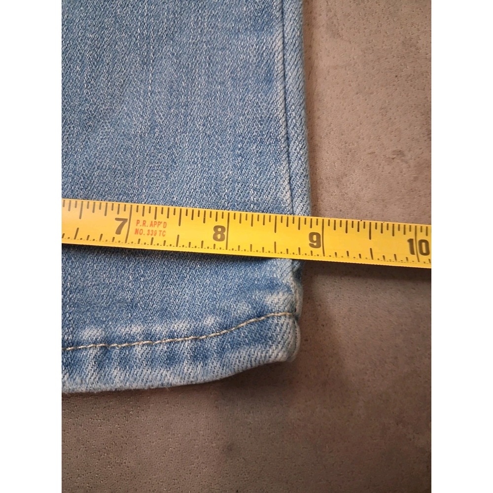 Levis 726 Flare Wide Leg Jeans Womens Size 25 Cowgirl Rodeo Western Distressed - Picture 10 of 11
